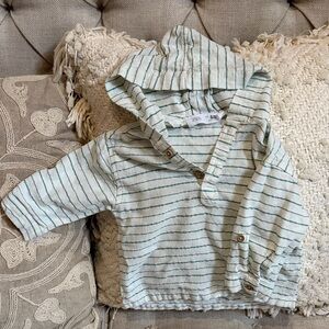 Zara Striped Baby Hoodie